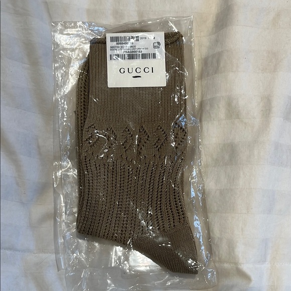 Gucci Brown Knit Socks - Picture 1 of 5
